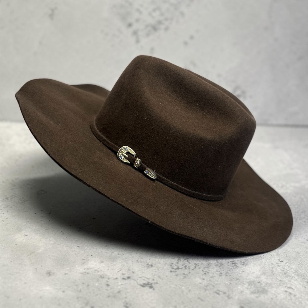 Bullhide 4X Wool Felt Cowboy Hat Brown Western Ranch Rodeo Adult-Bent Brim‎